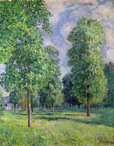 Paesaggio a Sevres, 1878 da Alfred Sisley